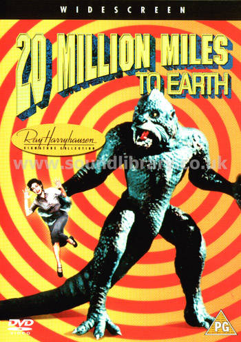 20 Million Miles To Earth Region 2 DVD Columbia Tristar Home Entertainment CDR 11857 Front Inlay Sleeve