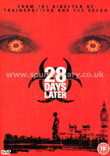 28 Days Later Cillian Murphy Danny Boyle Region 2 PAL DVD 20th Century Fox 24238DVD Front Inlay Sleeve