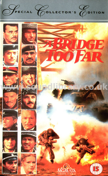 A Bridge Too Far Anthony Hopkins VHS PAL Video MGM/UA Home Video S051859 Front Inlay Sleeve
