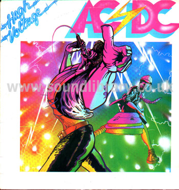 AC/DC High Voltage UK Issue Stereo LP Atlantic K 50257 Front Sleeve Image