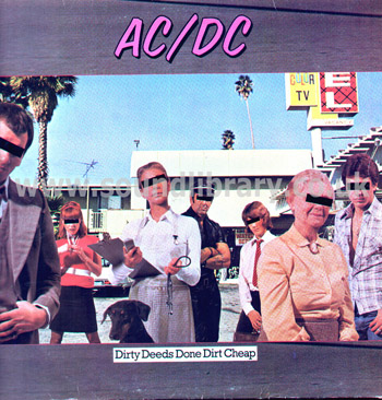 AC/DC Dirty Deeds Done Dirt Cheap UK Issue Stereo LP Atlantic K 50323 Front Sleeve Image