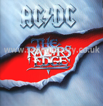 AC/DC The Razors Edge UK Issue Stereo LP Atco WX364 Front Sleeve Image
