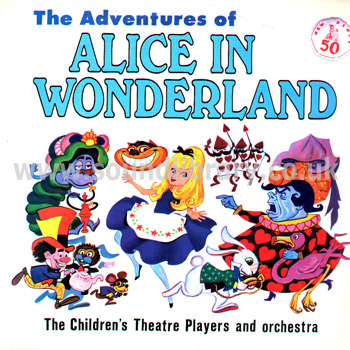 Children's Theatre Players Alice In Wonderland USA Issue LP Happy House Front Sleeve Image