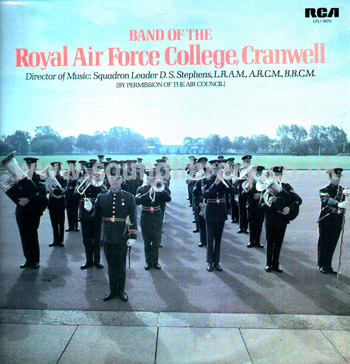 (Band Of The) Royal Air Force College, Cranwell Stereo LP RCA Victor LFL1 5070 Front Sleeve Image
