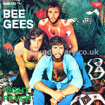 Bee Gees Night Fever Portugal Issue 7" RSO 2090272 Front Sleeve Image