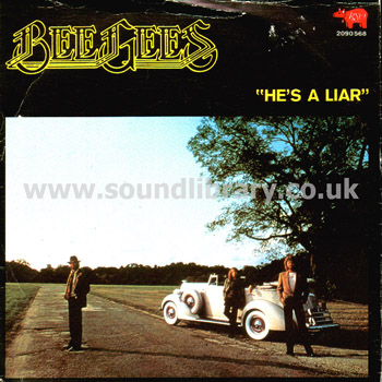 Bee Gees He's A Liar Portugal Issue 7" RSO 2090 568 Front Sleeve Image