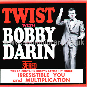 Bobby Darin Twist With Bobby Darin USA Issue Stereo LP Atco 33138 Front Sleeve Image