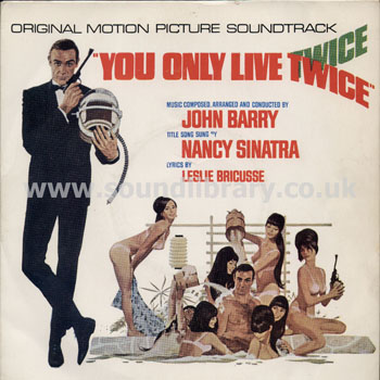 You Only Live Twice James Bond Thailand Issue 7" EP MTR MTR-174 Front Sleeve Image
