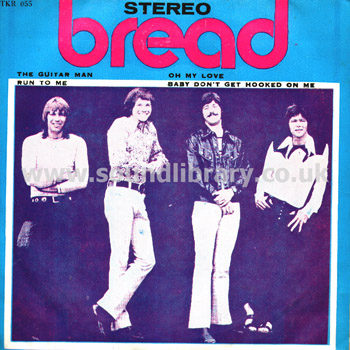 Bread The Guitar Man Thailand Issue Stereo 7" EP TKR TKR-055 Front Sleeve Image