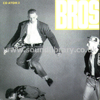 Bros Drop The Boy UK Issue CDS CBS CD ATOM 3 Front Card Sleeve