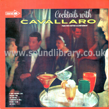 Carmen Cavallaro Cocktails with Cavallaro UK Issue LP Coral CPS 32 Front Sleeve Image