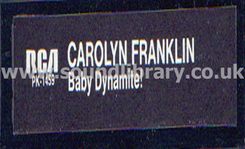 Carolyn Franklin Baby Dynamite! USA Issue MC RCA Victor PK-1459 Case Image