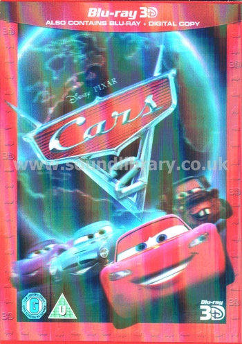 Cars 2 3D Owen Wilson Walt Disney Studios Home Entertainment BUF0164701 Front Slip Cover Image