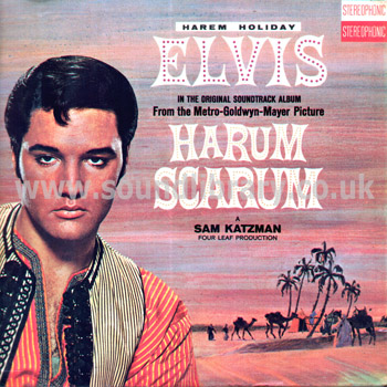 Harum Scarum Elvis Presley Thailand Issue Stereo LP Visual Sound LPM 3468 Front Sleeve Image