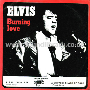 Elvis Presley Burning Love Procol Harum Thailand Issue 7" EP Stereo 4 Record P126 Front Sleeve Image