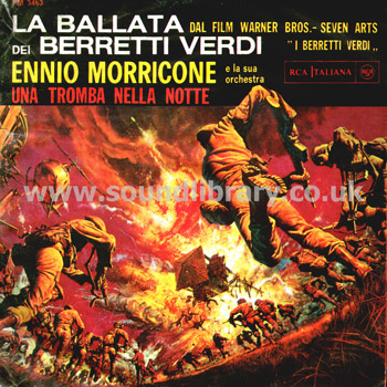 La Ballata Dei Berretti Verdi, Una Tromba Nella Notte Ennio Morricone Italy Issue 7" Front Sleeve Image
