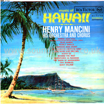 Henry Mancini His Orchestra & Chorus Music Of Hawaii UK Stereo LP RCA Victor SF-7884 Front Sleeve Image