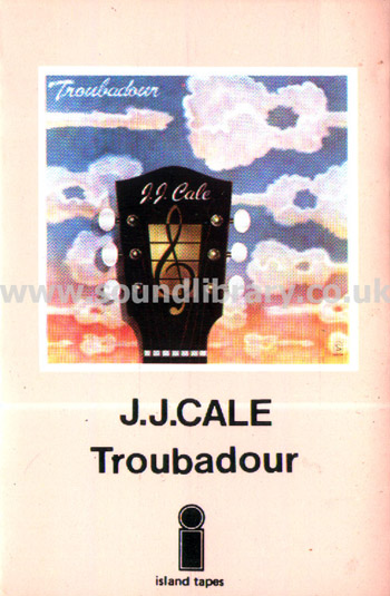 J.J. Cale Troubadour UK Issue MC Island ZCSA 5011 Front Inlay Card