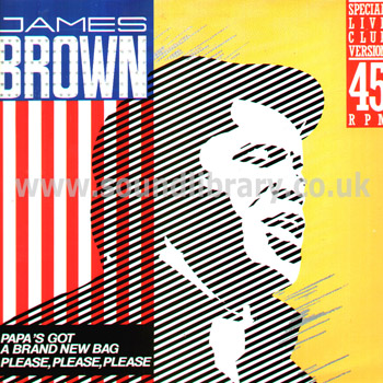 James Brown Papa's Got A Brand New Bag Belgium Issue Stereo 12" Front Sleeve Image