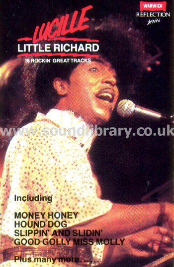 Little Richard Lucille UK Issue Stereo MC Warwick WW 20474 Front Inlay Card