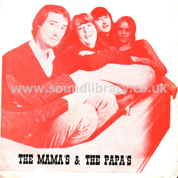 The Mamas & The Papas Thailand Issue 6 Track 7" EP Bigtop TK 26 Front Sleeve Image