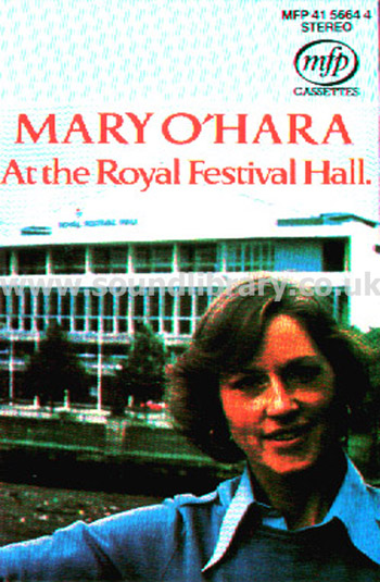 Mary O'Hara At The Royal Festival Hall UK  Stereo MC Music For Pleasure MFP 41 5664 4 Front Inlay Card