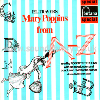 Mary Poppins From A To Z Howard Sackler Robert Stephens UK Stereo LP Fontana SFL14110 Front Sleeve Image