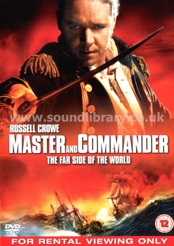 Master And Commander The Far Side Of The World Region 2 Rental DVD 24240RDVD Front Inlay Sleeve