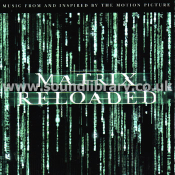 Matrix Reloaded UK Issue Enhanced CD Warner Sunset Records 9362484112 Front Inlay Image