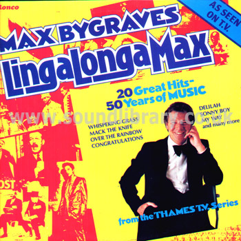 Max Bygraves LingalongaMax UK Issue LP Ronco RPL 2033 Front Sleeve Image