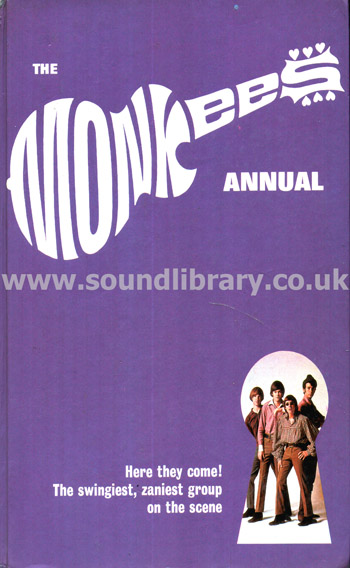 The Monkees Monkees Annual 1967 UK Issue 92 Page Annual Front Cover Image