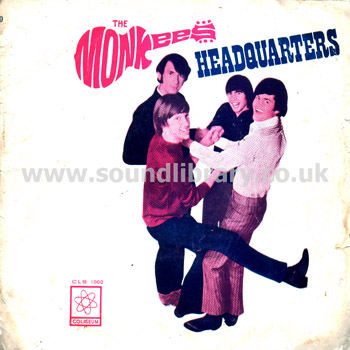 The Monkees Headquarters Thailand Issue 7" EP Coliseum CLS1000 Front Sleeve Image