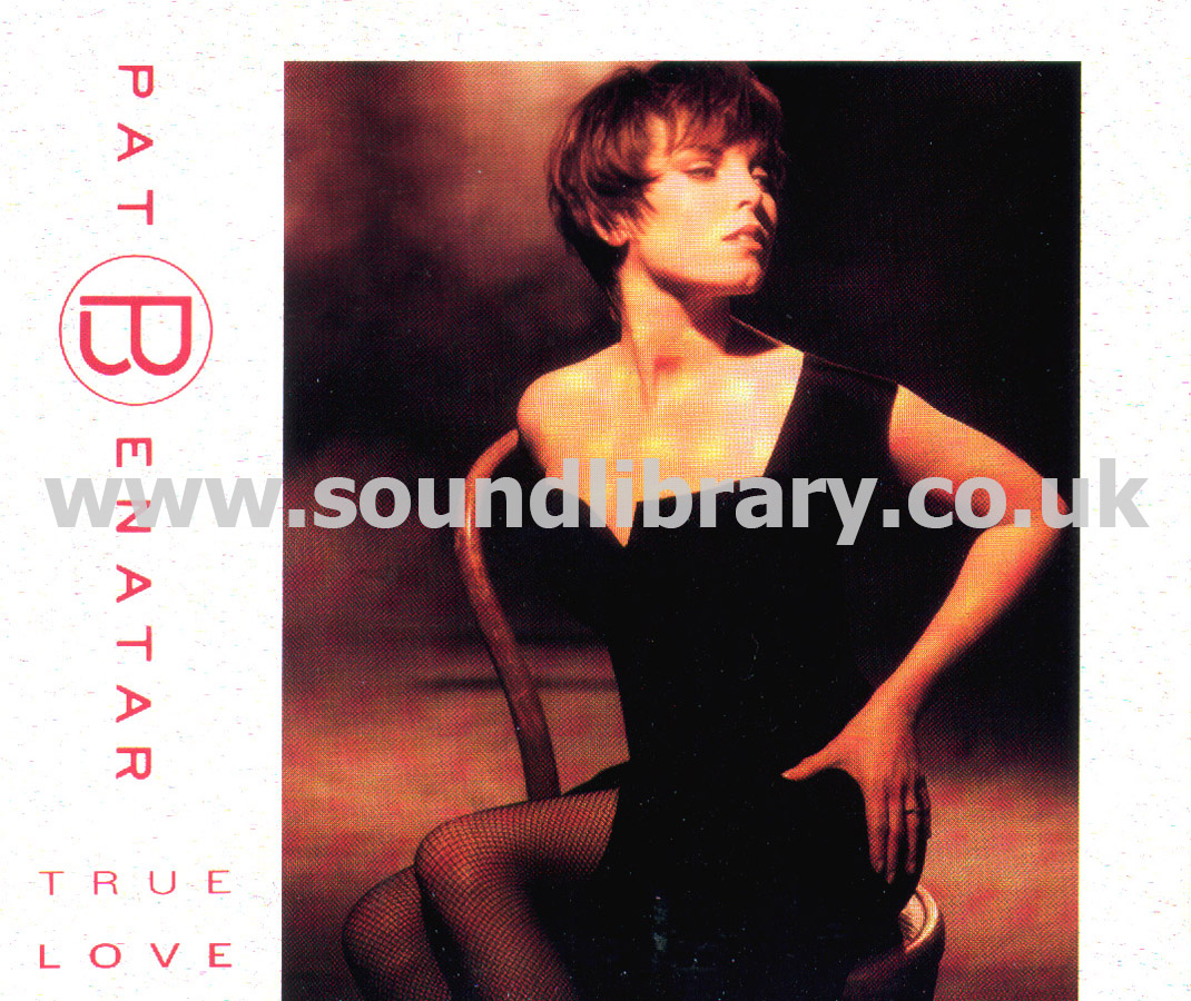 Pat Benatar True Love UK Issue Jewel Case CDS Chrysalis PAT CD8 Front Inlay Image