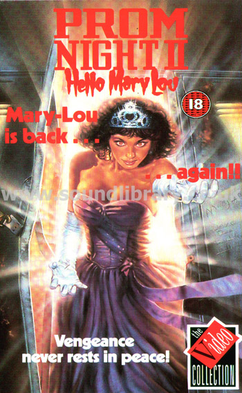 Prom Night II Hello Mary Lou VHS PAL Video The Video Collection VC 3316 Front Inlay Sleeve
