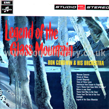 Ron Goodwin and His Orchestra Legend Of The Glass Mountain LP Columbia TWO 220 Front Sleeve Image