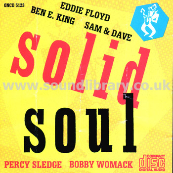 Solid Soul Ben E. King Sam & Dave Eddie Floyd Mary Wells UK Issue CD K-Tel ONCD 5123 Front Inlay Image