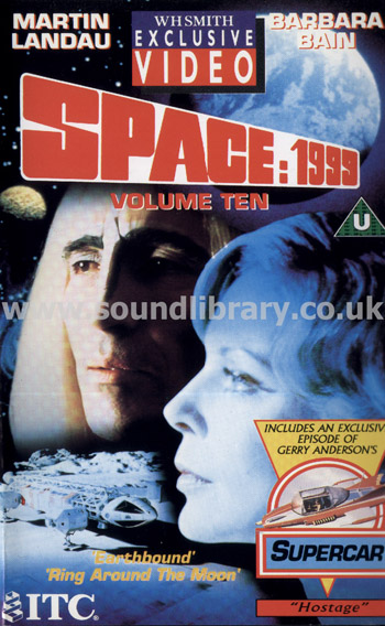 Space 1999 Volume Ten Martin Landau VHS Video ITC Home Video ITC 8158 Front Inlay Sleeve