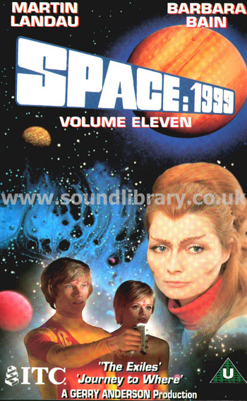 Space 1999 Volume Eleven VHS PAL Video ITC Home Video ITC 8170 Front Inlay Sleeve