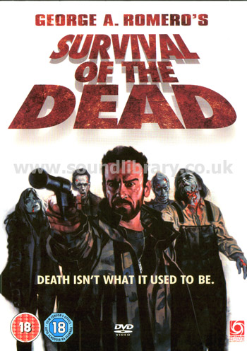 Survival Of The Dead Alan Van Sprang Region 2 PAL DVD Front Slip Cover