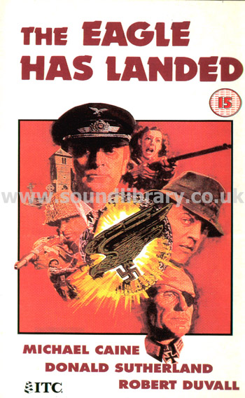 The Eagle Has Landed Michael Caine VHS Video Polygram Video (4 Front Video) 084 256 3 Front Inlay Sleeve