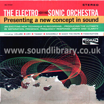 The Electro-Sonic Orchestra USA Issue Stereo LP Coral CRL 757381 Front Sleeve Image