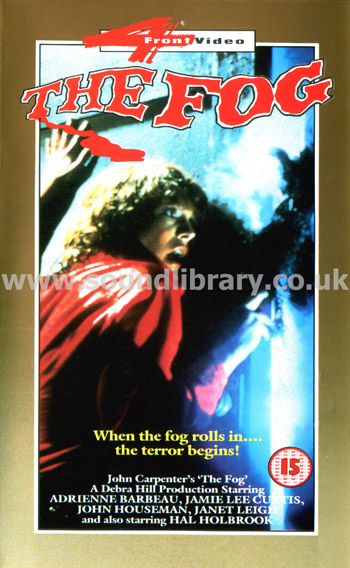 The Fog Jamie Lee Curtis VHS PAL Video Polygram Video (4 Front Video) 084 264 3 Front Inlay Sleeve