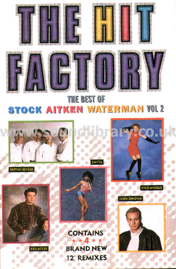 The Hit Factory The Best Of Stock Aitken Waterman Vol 2 UK Issue MC PWL HFC4 Front Inlay Card