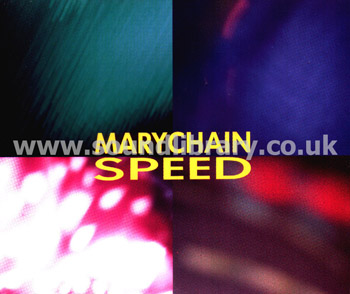 The Jesus And Mary Chain Sound Of Speed EP UK Issue CDS Blanco y Negro NEG66CD Front Inlay Image