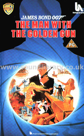 The Man With The Golden Gun Roger Moore VHS PAL Video Warner Home Video PES 99204 Front Inlay Sleeve