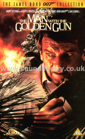 The Man With The Golden Gun Roger Moore VHS PAL Video MGM Home Entertainment S055884 Front Inlay Sleeve