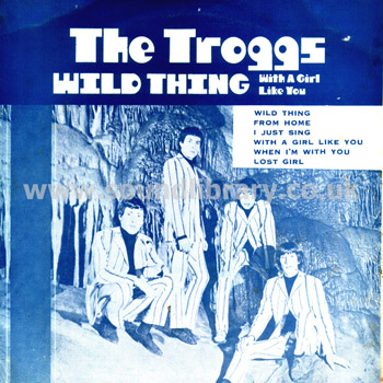 The Troggs Wild Thing Thailand Issue 6 Track 7" EP MTR MTR-56 Front Sleeve Image