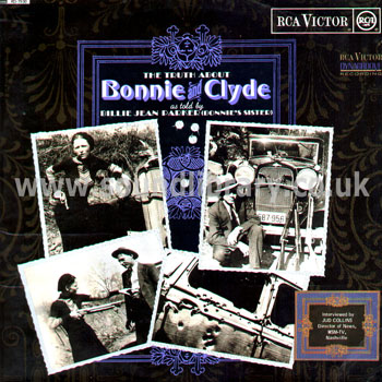 The Truth About Bonnie And Clyde Billie Jean Parker UK Mono LP RCA Victor RD-7930 Front Sleeve Image