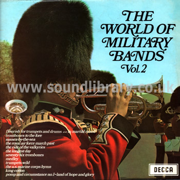 The World Of Military Bands Volume 2 UK Issue Stereo LP Decca SPA 66 Front Sleeve Image