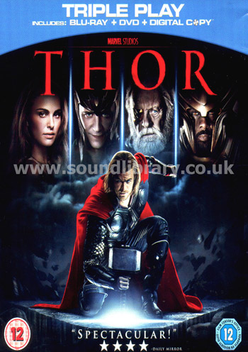 Thor Chris Hemsworth Region 2 Blu-Ray Paramount Home Entertainment BSP2224 Front Inlay Sleeve